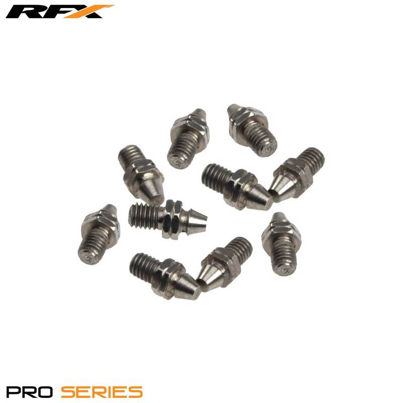 Vis de rechange en acier inoxydable pour repose-pieds RFX Pro pour motocross  (10 pcs) 