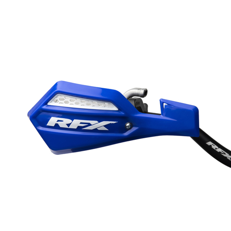 Protège-mains RFX série 1 (Bleu/Blanc) avec kit de montage 