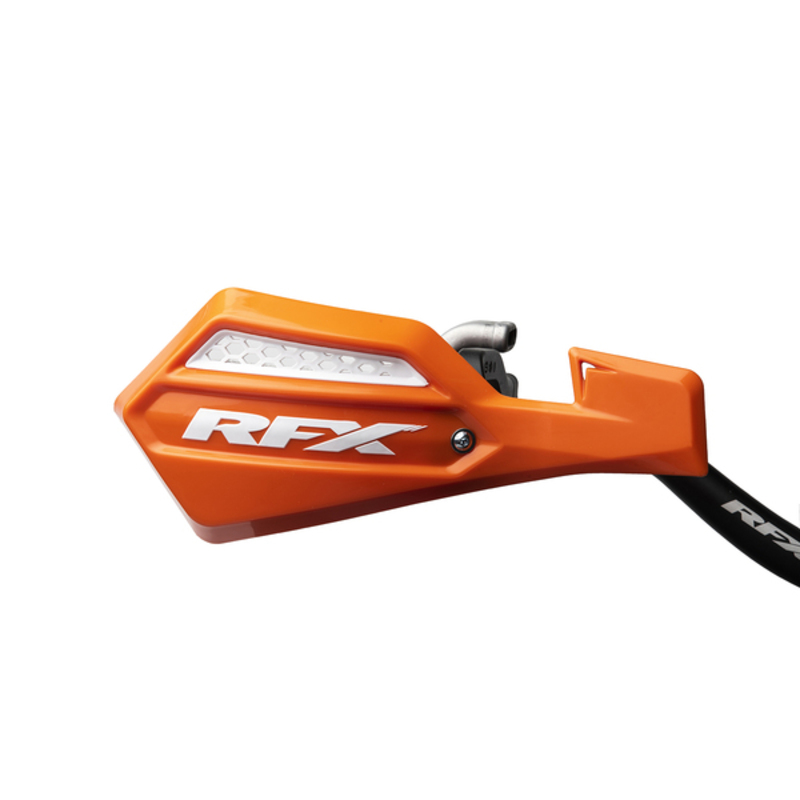 Protège-mains RFX série 1 (Orange/Blanc) avec kit de montage 