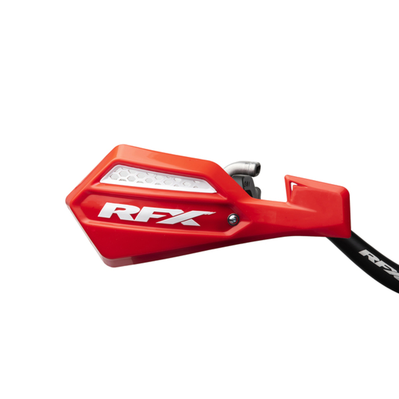 Protège-mains RFX série 1 (Rouge/Blanc) avec kit de montage 