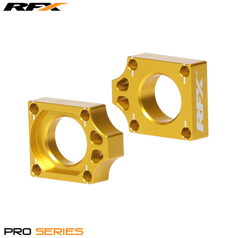 Tendeurs de chaîne RFX Pro (Jaune) - Suzuki RMZ250/450 