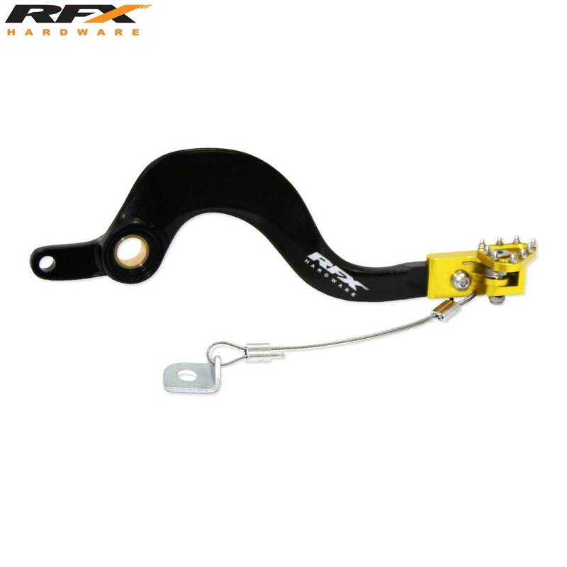 Pédale de frein arrière RFX Pro FT (Noir/Jaune) - Suzuki RMZ250/450 