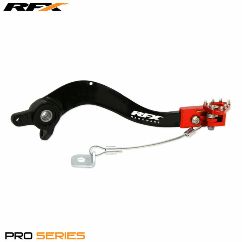 Pédale de frein arrière RFX Pro FT - noir/orange 