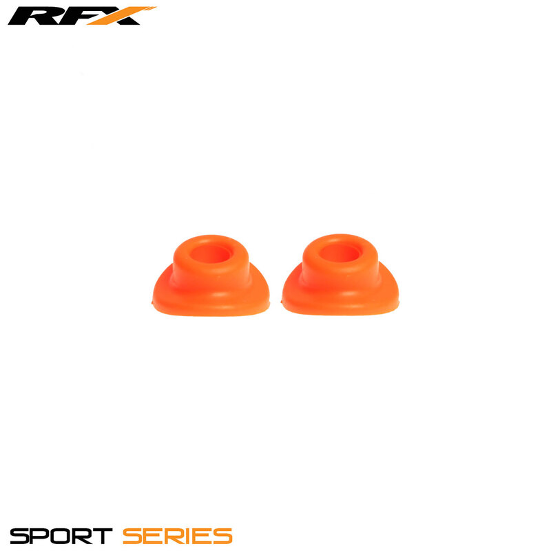 Joints de valve en caoutchouc RFX Sport (Orange) 2pcs 