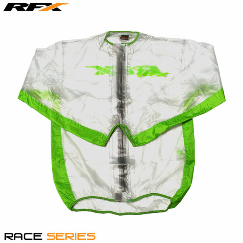 Veste de pluie RFX sport (Transparent/Vert) - taille L 