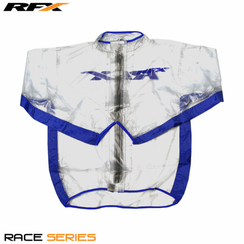 Veste de pluie RFX Sport (Transparent/Bleu) - taille XL 