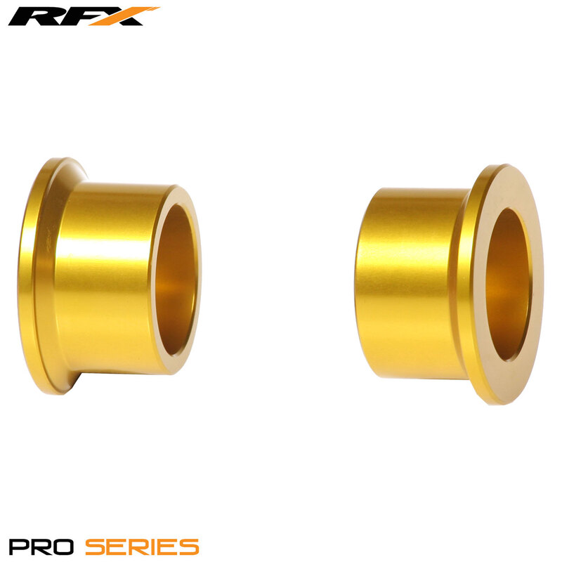 Entretoises de roue arrière RFX Pro (Jaune) - Suzuki RMZ250/450 