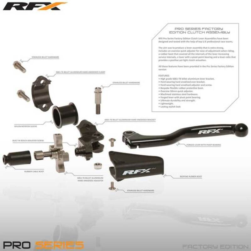 Ensemble levier d'embrayage moulé RFX sport universel 2 temps long 