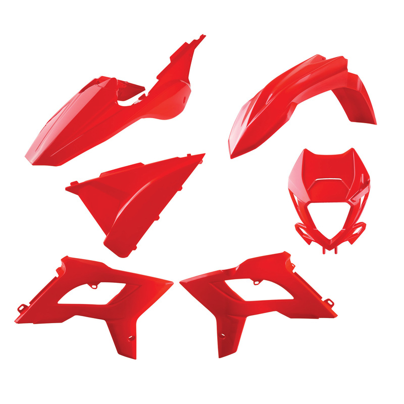 Kit plastique POLISPORT Restyling rouge - Beta RR 2T/4T 