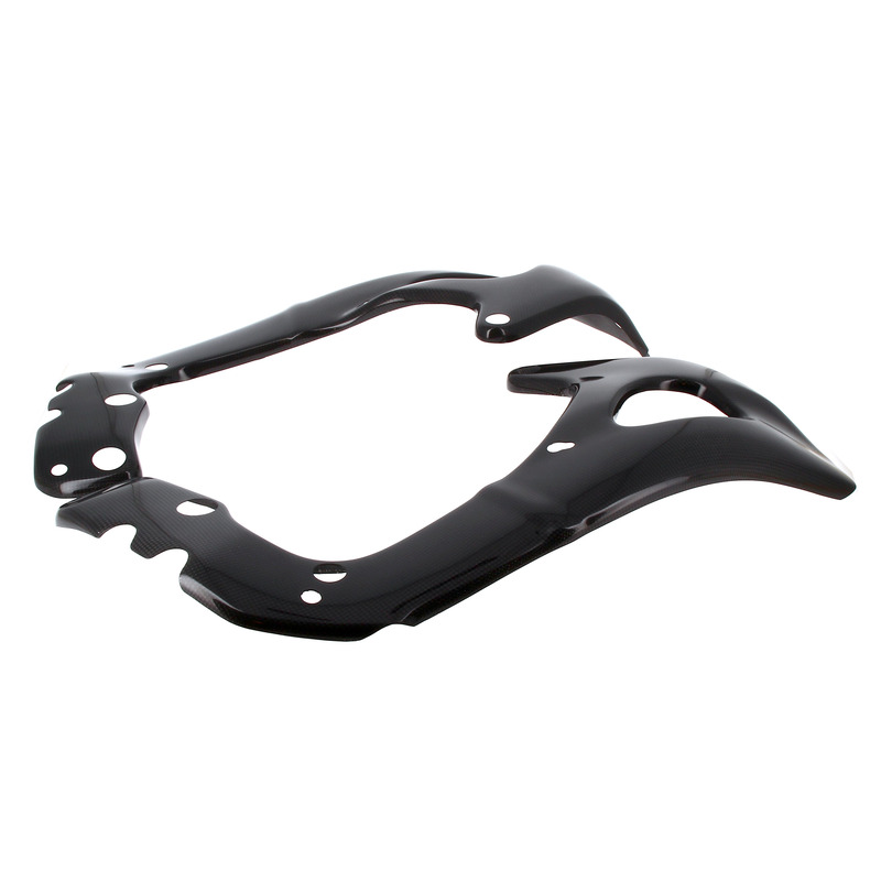 Protections de cadre LIGHTECH carbone brillant 