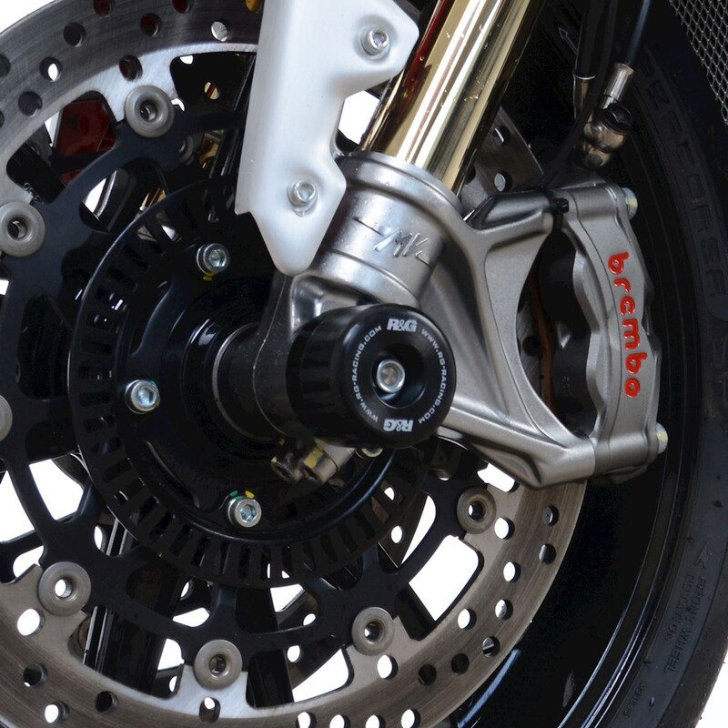 Protections de fourche R&G RACING - noir MV Agusta Brutale 1000 RR 