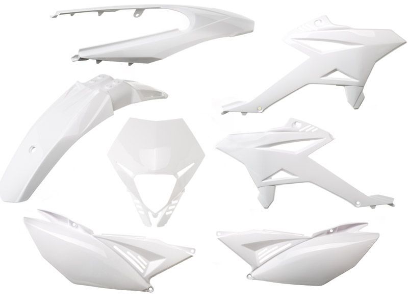 Kit plastique O PARTS blanc brillant - Beta RR 50 (11-20) 