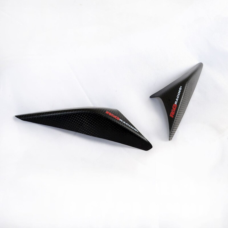 Sliders de coque arrière R&G RACING - carbone mat 