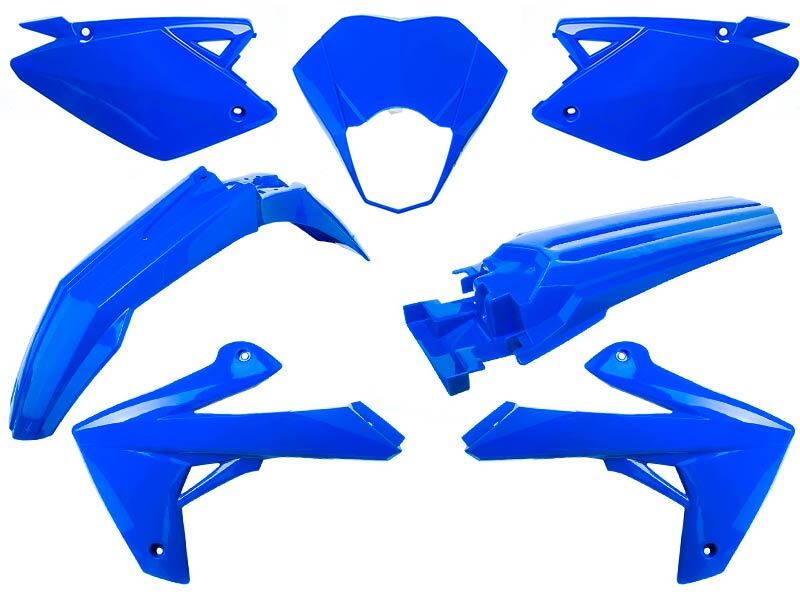Kit plastique O PARTS bleu brillant - Rieju MRT/MRT Pro 50 (09-21) 