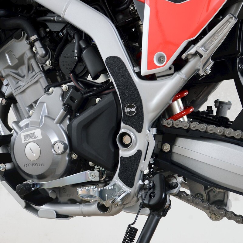 Kit protection de cadre R&G RACING noiur (3 pièces) - Honda CRF300L / Rally 