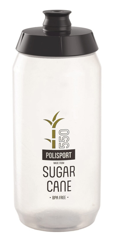 Bidon d'eau POLISPORT Sugar Cane translucide 550ml 