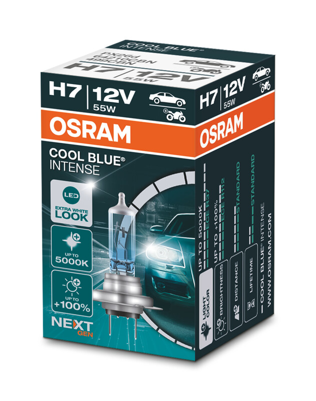 Ampoule OSRAM Cool Blue Intense H7 12V/55W - X1 