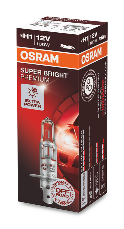 Ampoule OSRAM Super Bright H1 12V/55W - X1 