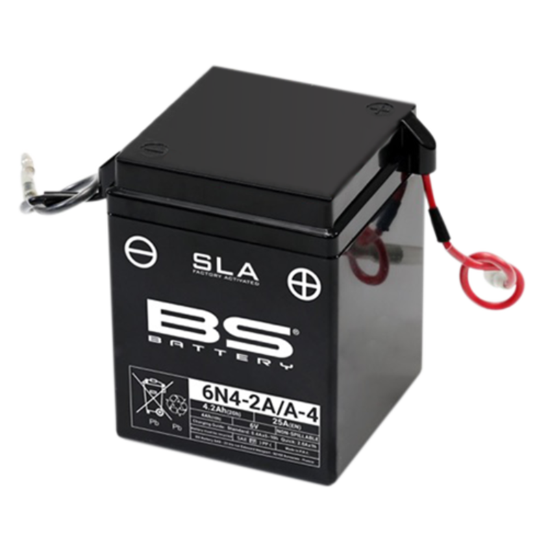 Batterie BS BATTERY SLA sans entretien activé usine - 6N4-2A/A-4 