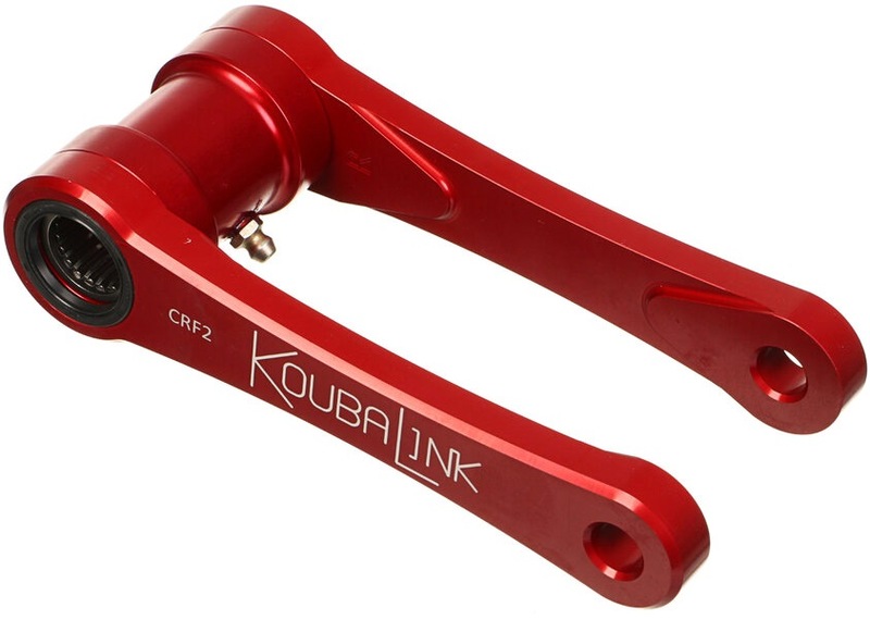 Kit de rabaissement de selle KOUBALINK (3.2 - 31.8 mm) rouge - Honda 