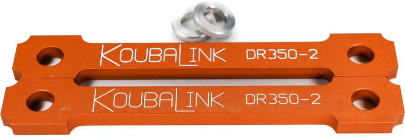 Kit de rabaissement de selle KOUBALINK (44.5 mm) orange - Suzuki 