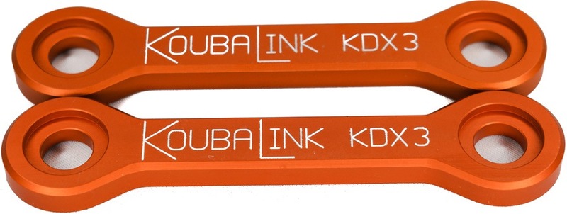 Kit de rabaissement de selle KOUBALINK (57.2 mm) or - Kawasaki KDX200 / 250 