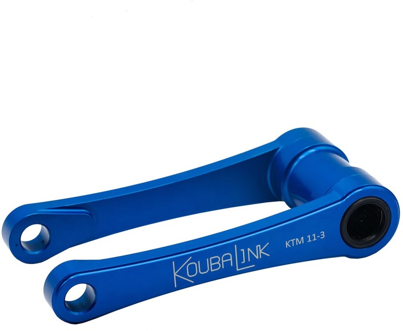 Kit de rabaissement de selle KOUBALINK (25.4 mm) bleu - Gas Gas / Husqvarna / KTM 