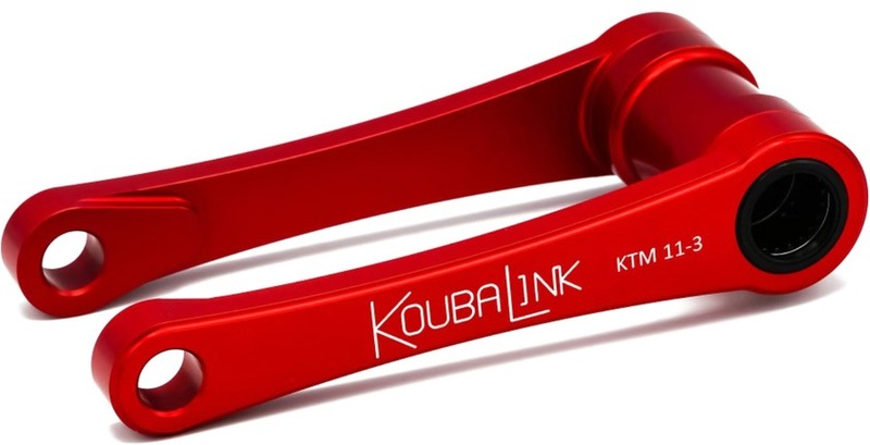 Kit de rabaissement de selle KOUBALINK (25.4 mm) rouge - Gas Gas / Husqvarna / KTM 