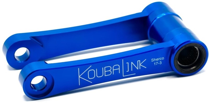Kit de rabaissement de selle KOUBALINK (44.5 mm) bleu - Sherco 