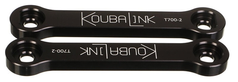 Kit de rabaissement de selle KOUBALINK (25.4 mm) noir - Yamaha Ténéré 700 