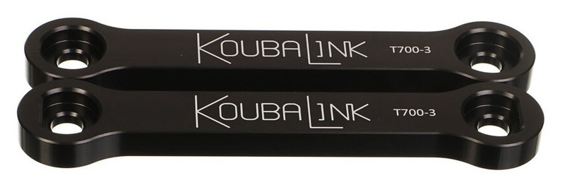 Kit de rabaissement de selle KOUBALINK (38.1 mm) noir - Yamaha Ténéré 700 