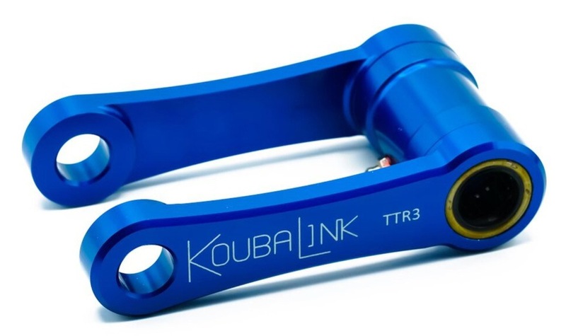 Kit de rabaissement de selle KOUBALINK (50.8 mm) bleu - Yamaha TTR250