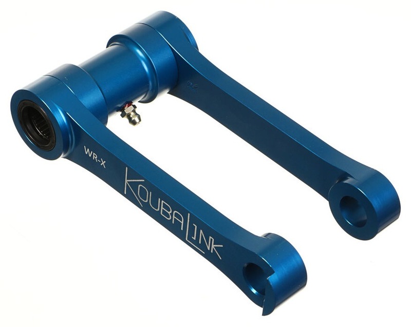Kit de rabaissement de selle KOUBALINK (20.3 mm) bleu - Yamaha WR250R / 250X 