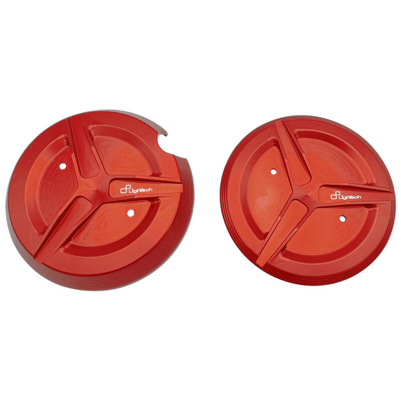 Protection de carter LIGHTECH (2 pièces) aluminium rouge 
