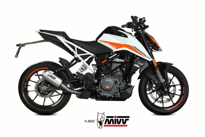 Silencieux MIVV MK3 Slip-On acier inoxydable - KTM 125 / 390 Duke 