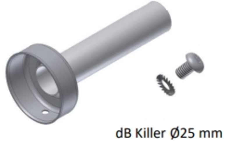 DB Killer MIVV pour silencieux X-M1 Ø25 mm 