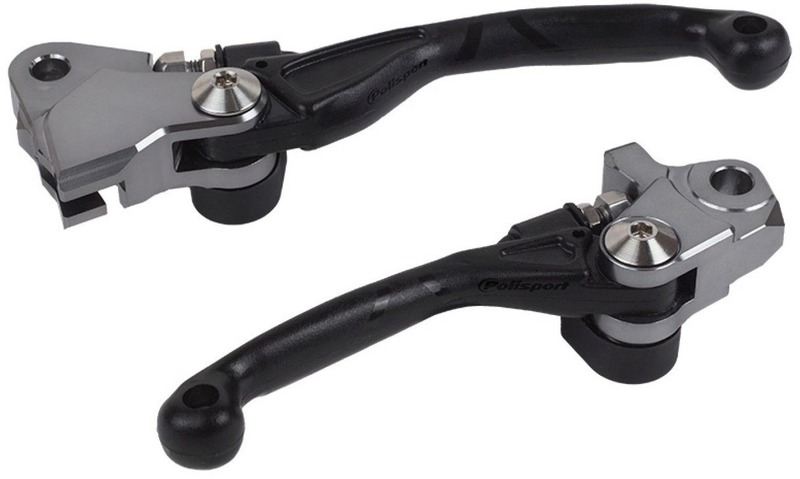 Jeu de leviers POLISPORT Pivor Incassable noir - KTM / Husqvarna 