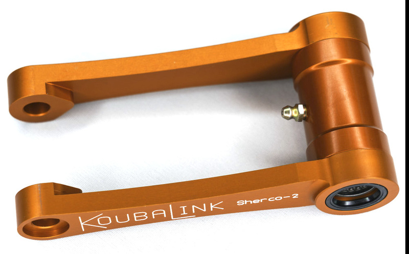 Kit de rabaissement de selle KOUBALINK (25.4 mm) orange - Sherco 