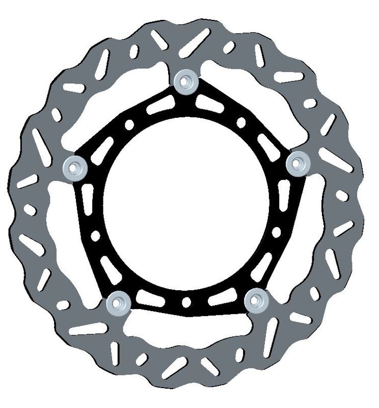 Disque de frein BRAKING SK2 pétale flottant 