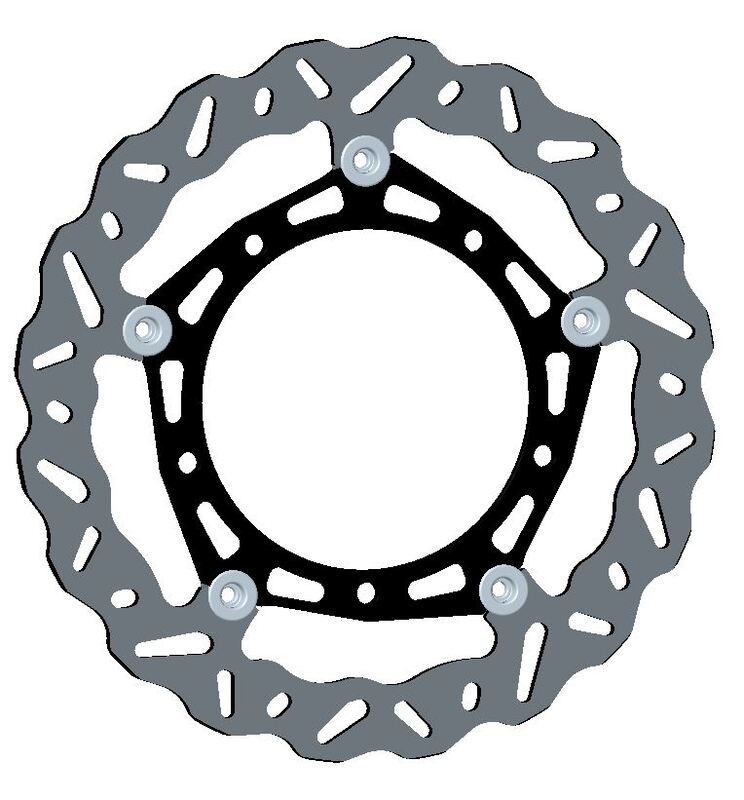 Disque de frein BRAKING SK2 pétale flottant 