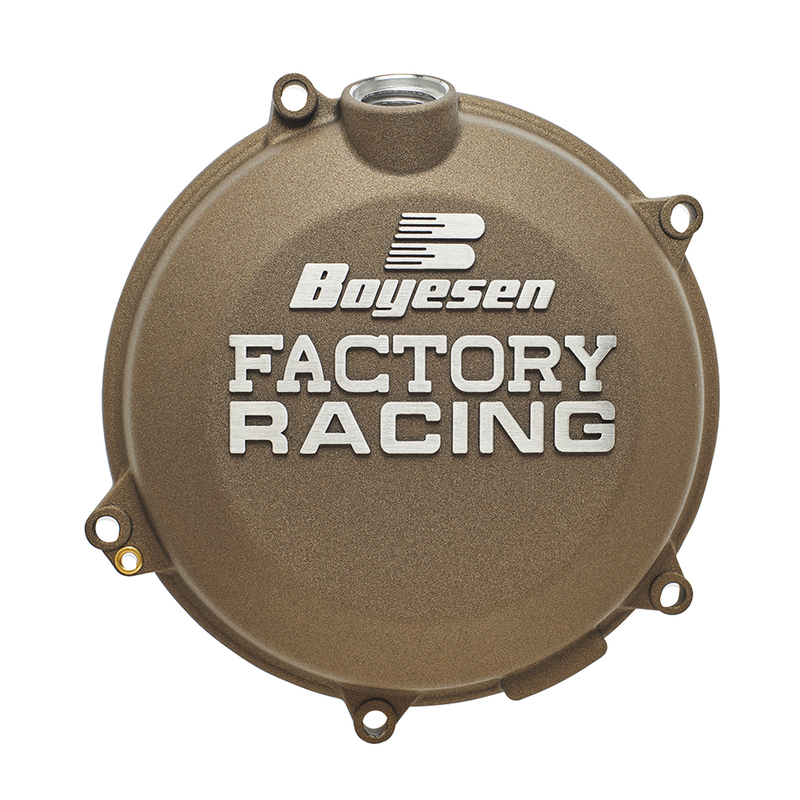 Couvercle de carter d'embrayage BOYESEN Factory Racing magnésium 