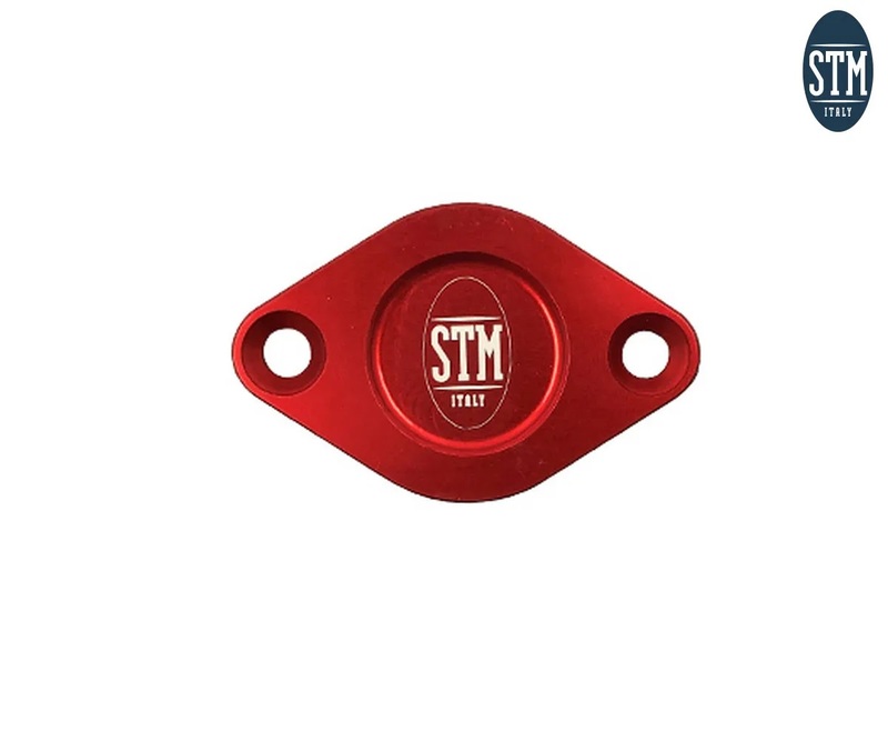 Couvercle d'inspection de carter d'alternateur STM rouge - Ducati Panigale V4 