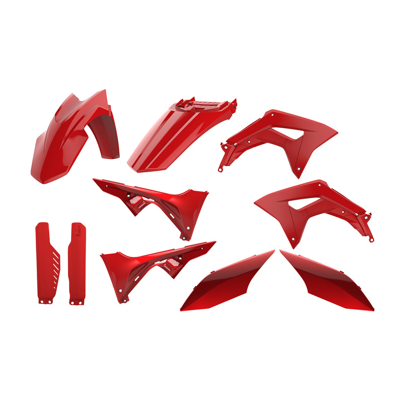 Kit plastique POLISPORT rouge - Honda CRF 150L 
