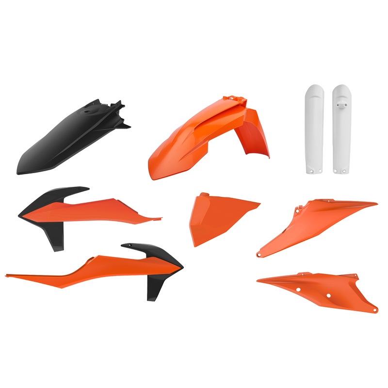 Kit plastique POLISPORT couleur origine - KTM EXC/EXC-F 