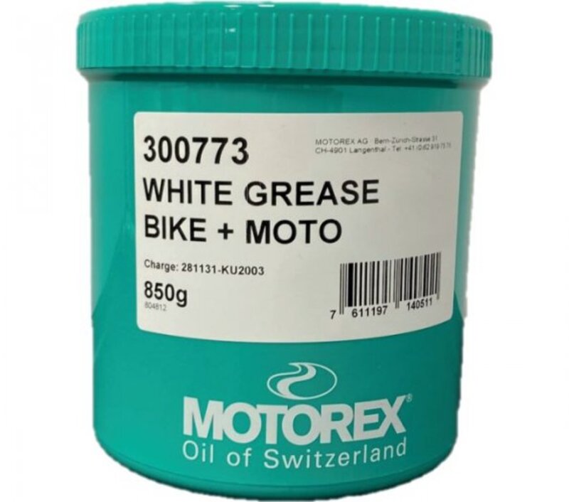 Graisse blanche au lithium MOTOREX White Grease - 850g 