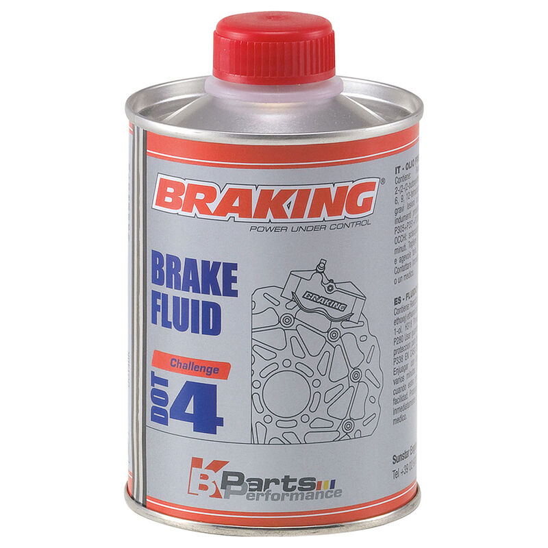 Liquide de frein hydraulique vélo BRAKING Dot 4 250ml 