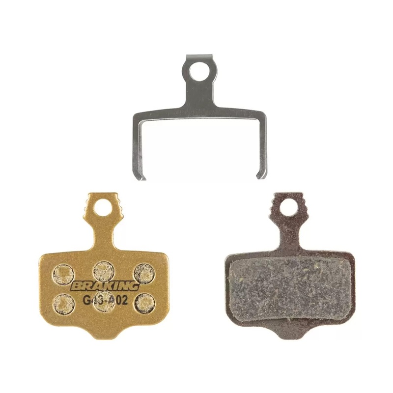 Plaquettes de frein vélo BRAKING Carbo-Metallic 