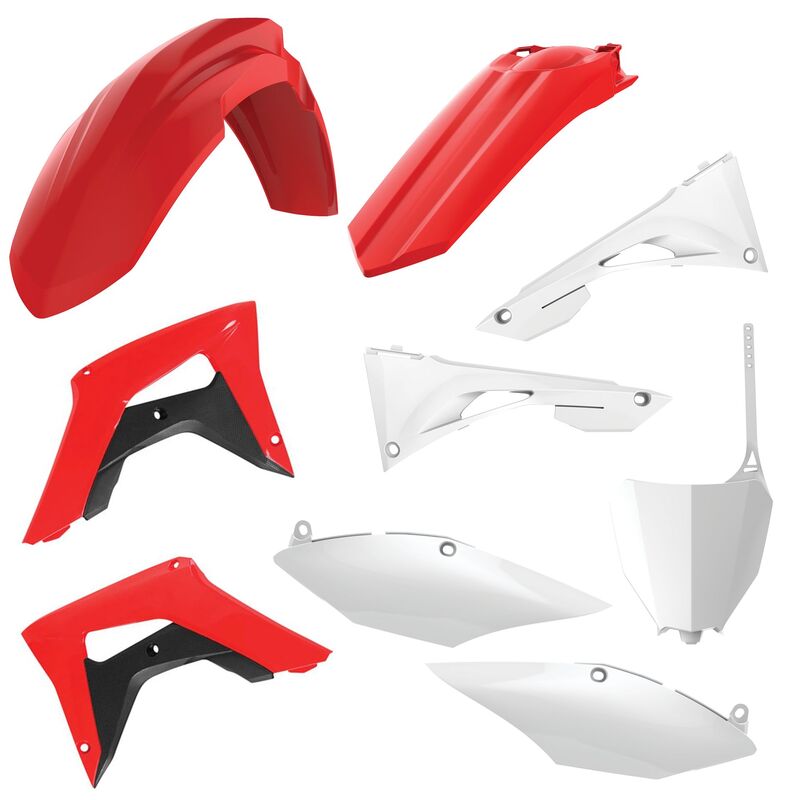 Kit plastiques POLISPORT couleur origine - Honda CRF250RX/450RX 