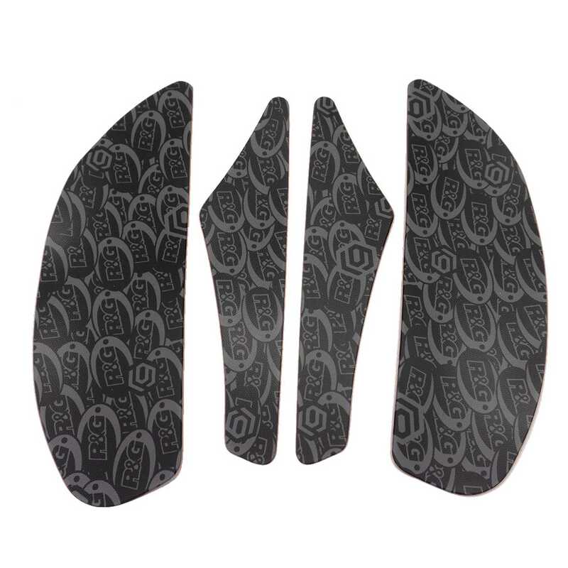 Kit grip de réservoir 4 pièces R&G RACING Race Grip - noir 