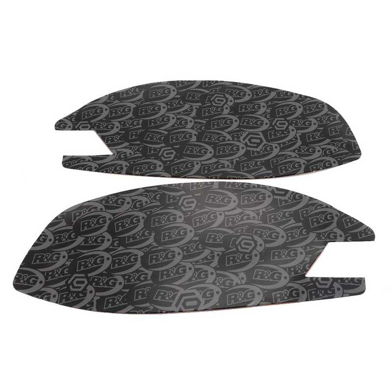 Kit grip de réservoir 2 pièces R&G RACING Race Grip - noir 